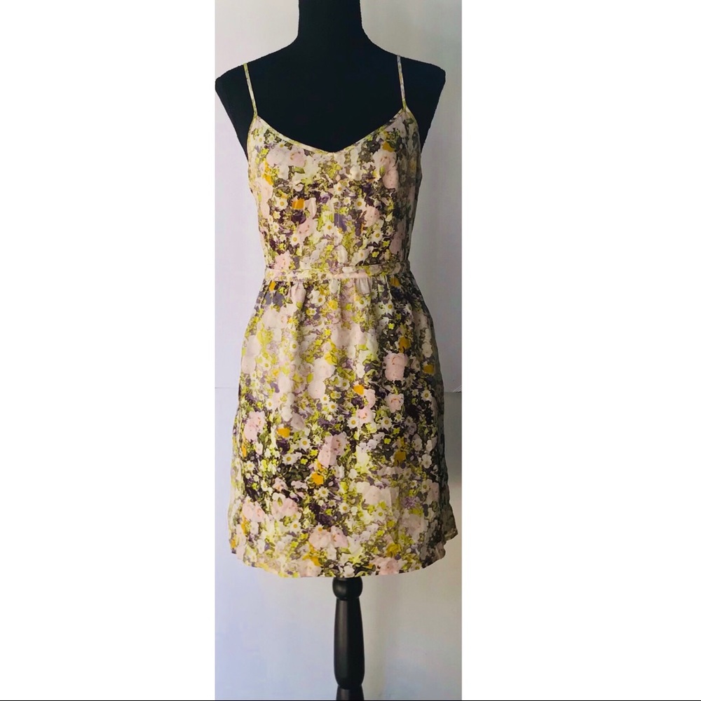 NWOT Madewell Silk Cami Dress in Sungarden